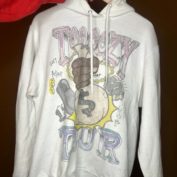 Rare Asap Mob Too Cozy Tour Hoodie RARE - Picture 4 of 9